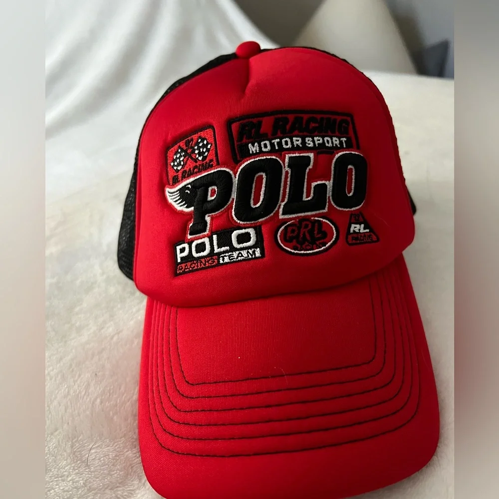 Polo by Ralph Lauren Red Racing Cap